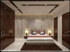 house building office and villa paint gypsum board ceiling work