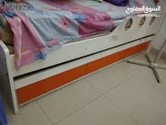 Double cot pull up kids bed