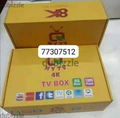 New TV setup box with one year subscription 0