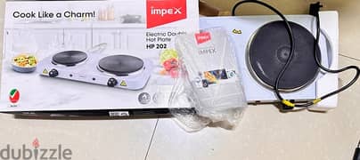 IMPED ELECTRIC DOUBLE HOT PLATE