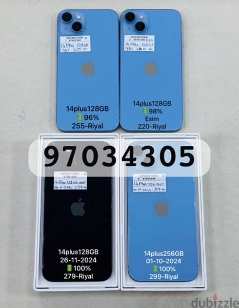 iPhone 14plus 256GB under apple warranty 100% battery - Mobile Phones -  129371945