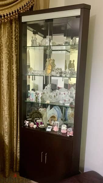 Glassware  Cabinet (like new condition)