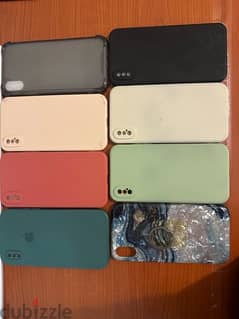 eight assorted iphone X cases 0