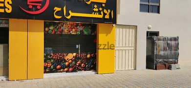 Shop for rent in two stores in a vital place