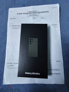Galaxy S23 Ultra 12/256 warranty available