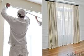 Curtain Rods Installation and Rail Fixing 0