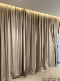 Curtains. Height 320cm