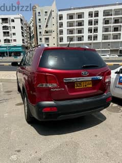 Kia Sorento 2012 with special number plate