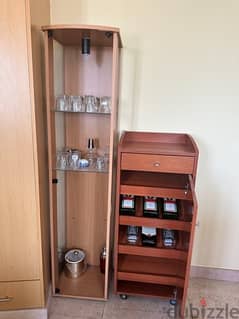 Bar Glass Stand & Liquor Cabinet