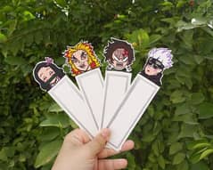 Handpainted anime bookmarks 0