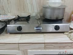 cooking gas ( stove) & cylinder