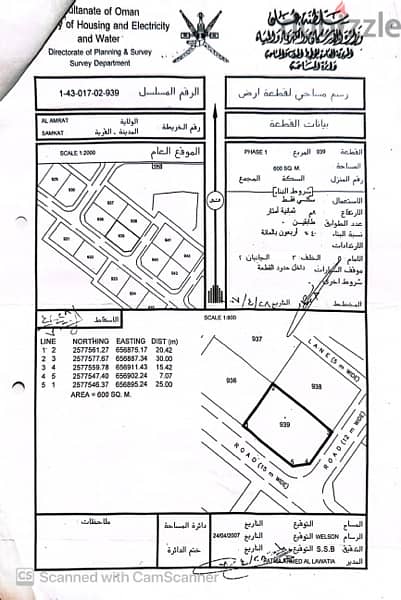 انا المالك / للبيع ارض سكنية كورنر في العامرات / سمكت 0