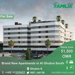 Brand New Apartments for Sale in Al Ghubra South | REF 491TB