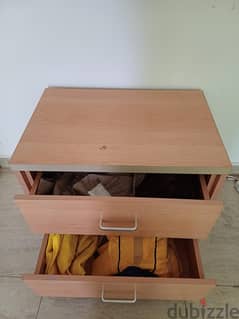 Side Table with 2 drawers 0