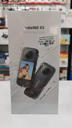 Insta360 One X3 360° Pocket Camera - Brand New 0