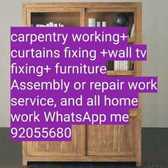 carpenter/electrician/plumber work/door repair, polishing/IKEA fix,