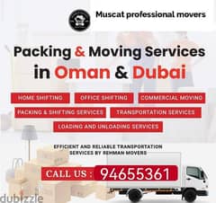 Muscat professional movers House shifting
