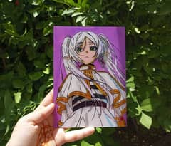 Frieren Anime glass painting 0