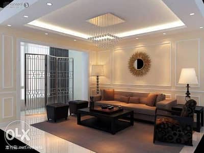 Interior designing, decoration and gypsum work