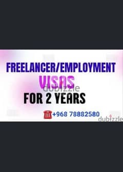 FREELANCE VISA FOR 2 YEARS INDIAN