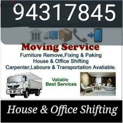 Muscat Mover carpenter house shiffting TV curtains furniture fixing