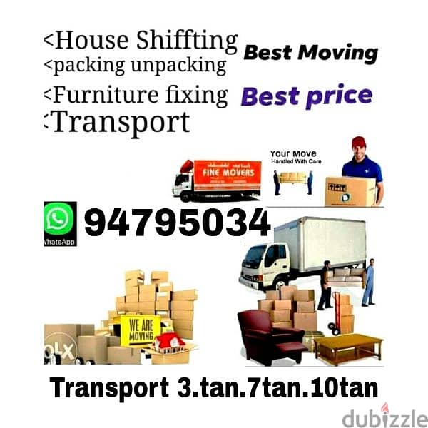 best Oman Movers house shifting transport 1