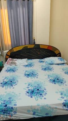 King Size Bed And Mattress (raha ortho)