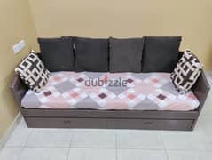 ADV-7- Clean, neat and Sturdy Bed cum sofa with solid wood frame and