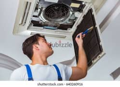AC service maintenance clean  تنظيف المكيفات إصلاح صيانة تصليح مكيفات