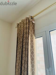 Window Curtain Highy Quality (Golden)