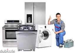 Automatic washing Machine Fridge Mantience and Rapring