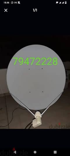 satellite installation and maintenance and LED fixing