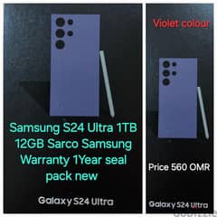 Samsung S24 Ultra 1TB 12GB brand new seal pack