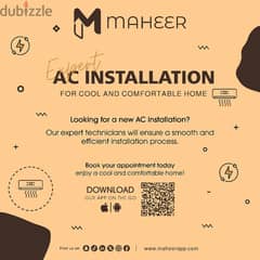 New AC Installation and AC Repairing on Mobile Application 0