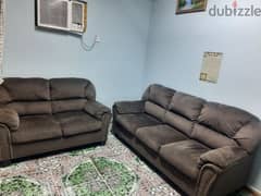 sofa set for sale 5 seater we buy 180 omr 4 months before.