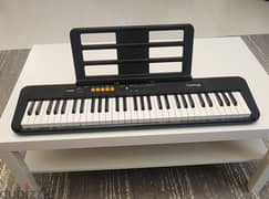 Casio Keyboard, 61 Full-Size Keys, 122 Built-In Tones, Black