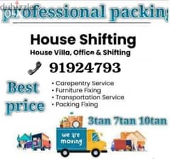 House @ Office Shifting good working Care full services