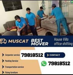 muscat movers and Packers house office shifting transport furniture