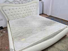 big size bed with mattress  big s8ze 200 _ 180 0