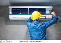 Installation ac split window cassette 0