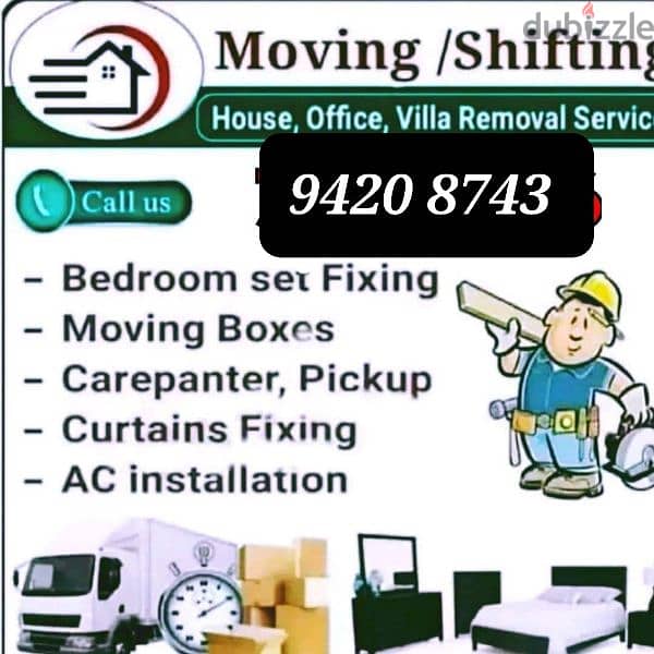 House shifting all muscat oman 3 ton truck available for rent 24 hours 0