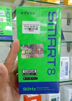 Infinix Smart 8 (4GB Ram-128GB Storage) Brand New Mobile 0