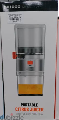 Porodo Portable Citrus Juicer Efficient Juice -LSSJ55 - Brand New