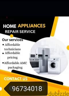 AC refrigerator fridge washing machine repairing and maintenance