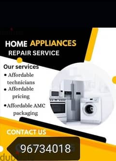 AC refrigerator fridge washing machine repairing and maintenance