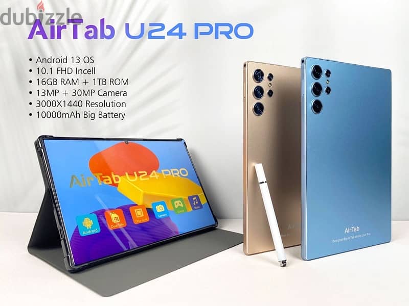 AirTab UI5 pro Tablet with Big Battery 10000 mAh, 16 GB RAM & 1 TB ROM 4