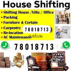 House shifting ,Movers and packers service in all Oman