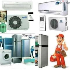 ac fridge automatic washings machine mentince repair and service