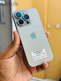 iPhone 15 pro 256 gb with 2 week used warranty till 08-06-2025