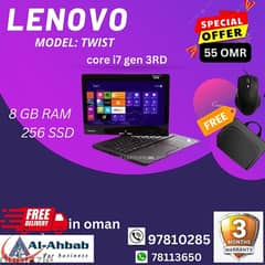 Lenovo laptops; Gen- 8,7,6,5,4,3 all available ; 8GB RAM 256 SSD